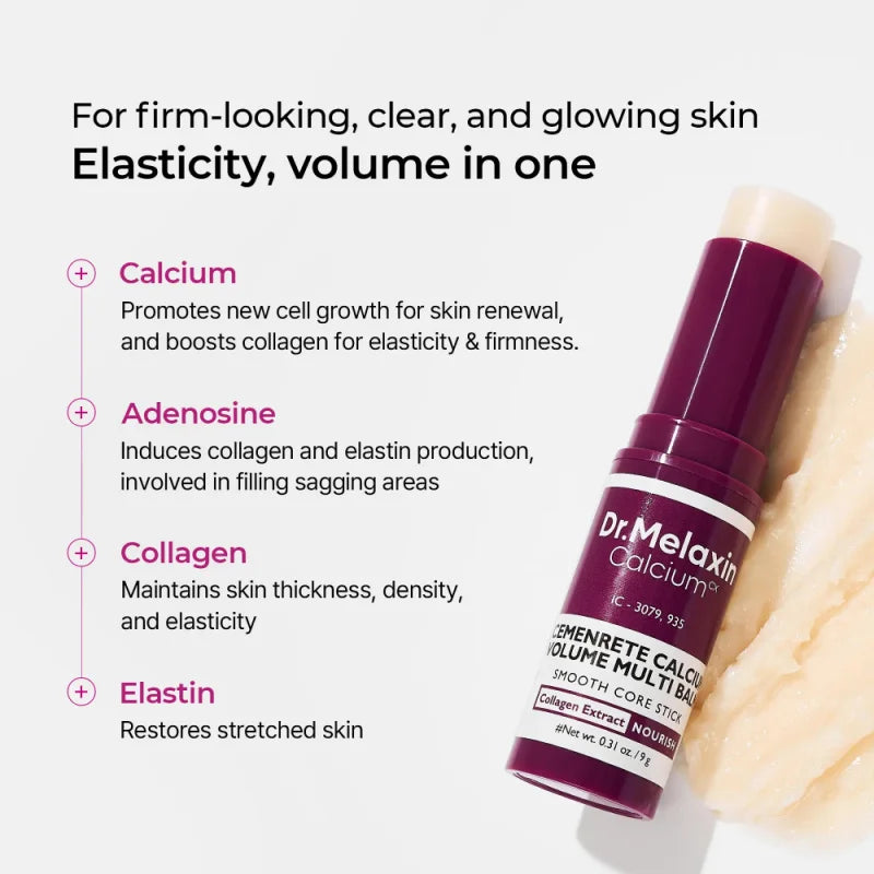 Dr.Melaxin Calcium Multi Balm 9g Collagen Eye Stick Anti-Aging Eye Care Firming Brightening Multi Balm Korean Cosmetics