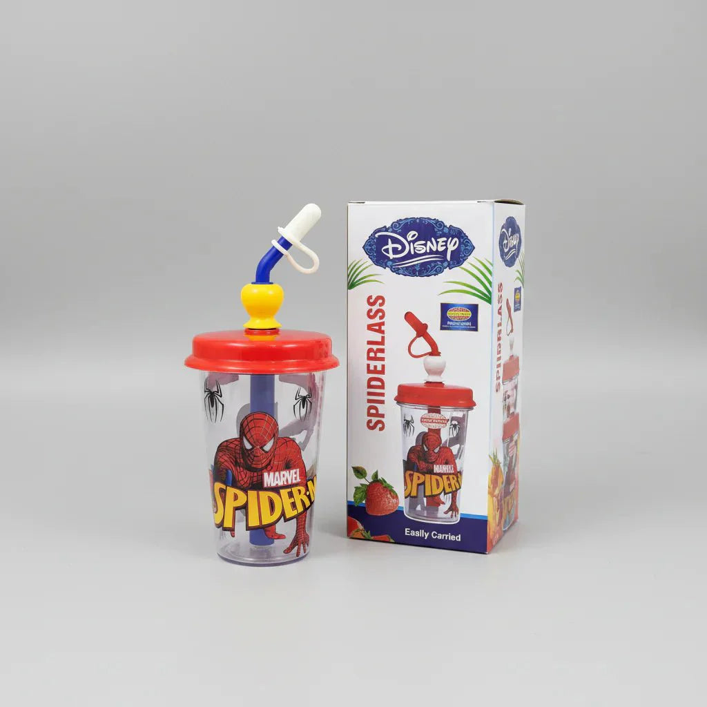 Disney Cartoon themed tumbler with a straw