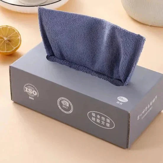 Disposable Microfiber Kitchen Towel - Box Packing