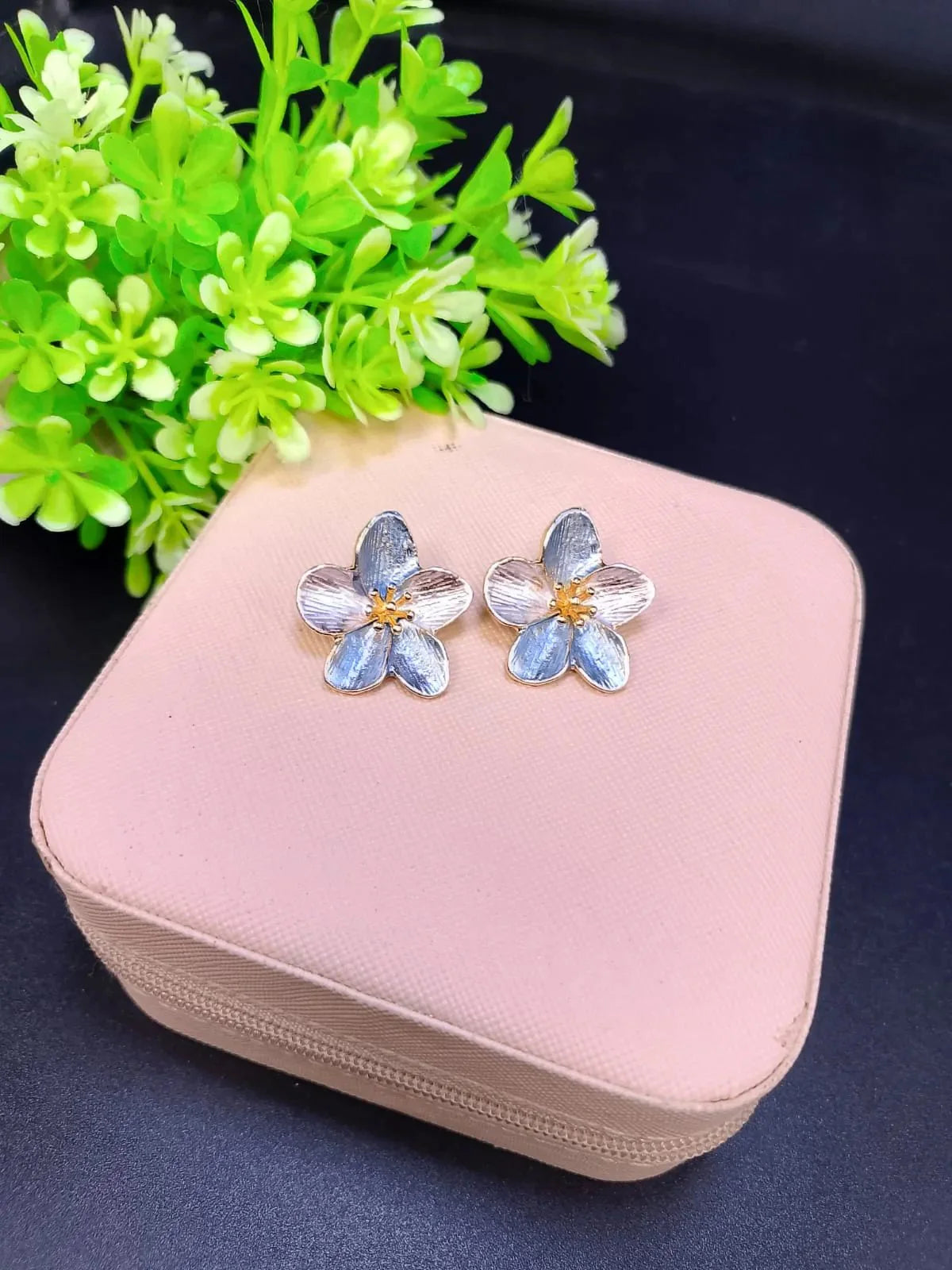 Flower Korea Stud Earrings