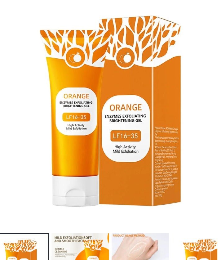 Orange Enzyme Glow Gel đ Dark Spot & Dead Skin Remover