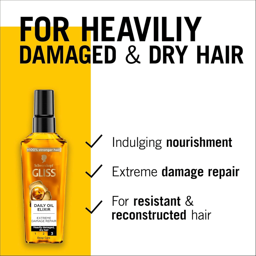 Schwarzkopf Gliss Serum Daily Oil Elixir 75ml