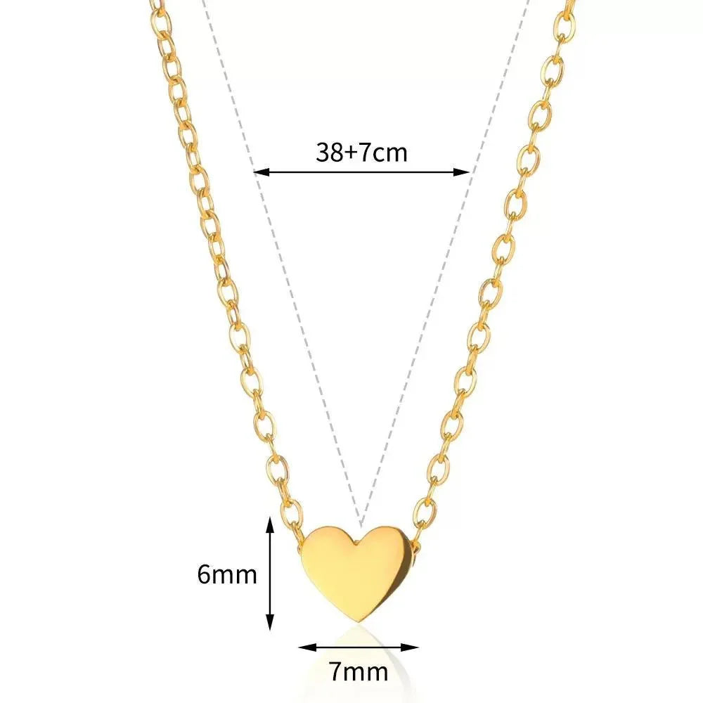Stainless Steel Heart Chain