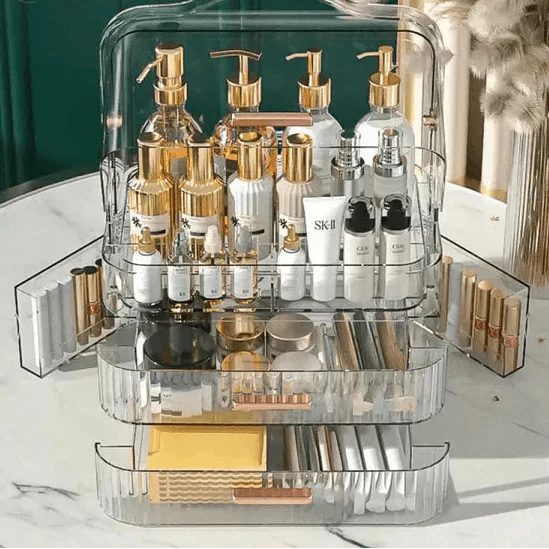 Transparent Dustproof Makeup Organizer