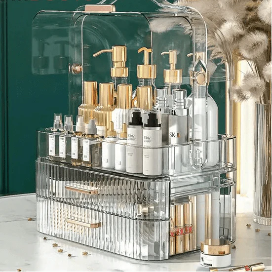 Transparent Dustproof Makeup Organizer