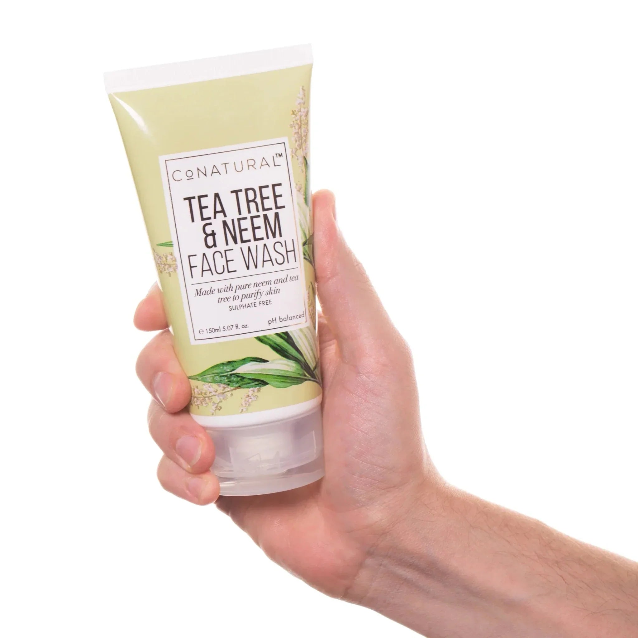 CoNatural Tea Tree & Neem Facewash - 150ml
