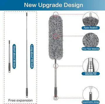 Flexible Microfiber Feather Duster Kit