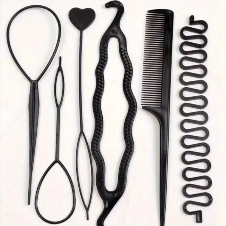 Hair Braiding Tools Set (Pack of 6)