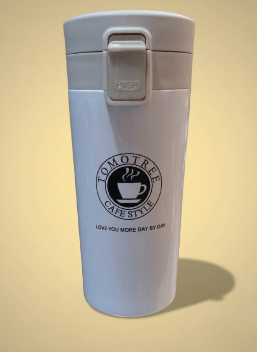 Hot & Cold Stainless Steel Vacuum Flask – 380ml | Double Wall Insulated Water Bottle | Leakproof Coffee & Tea Thermos Travel Mug (random Color)