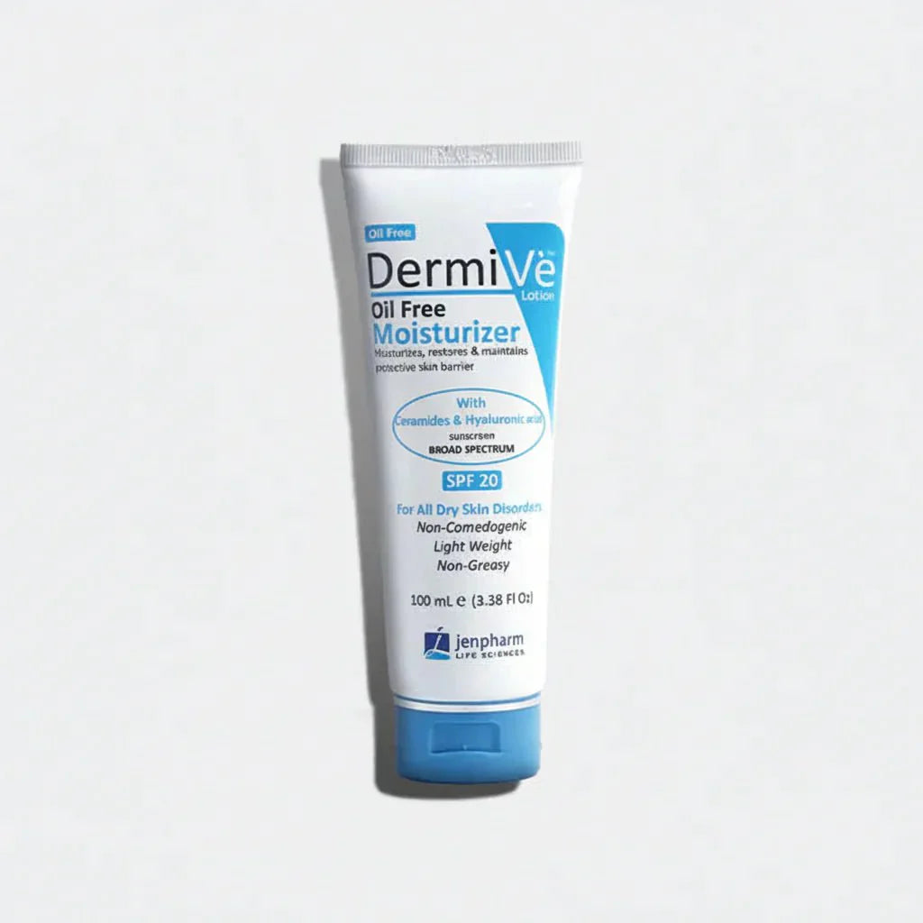 Jenpharm Dermive Oil Free Moisturizer Spf 20 - 100ml - Factory Leftover