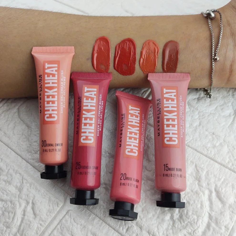 Original Maybelline Cheek Heat Gel Cream Blush - 8ml
