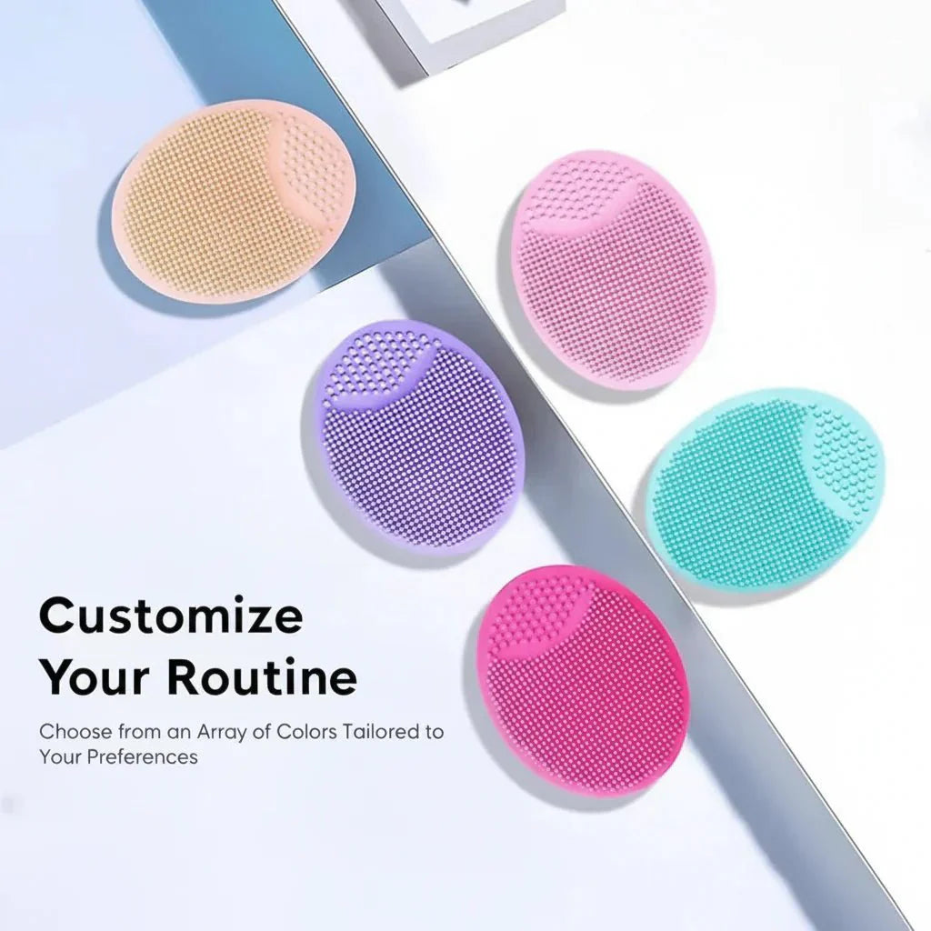 Portable Facial Cleaning Mat Pad Scrubber Silicone Face Cleansing Brush