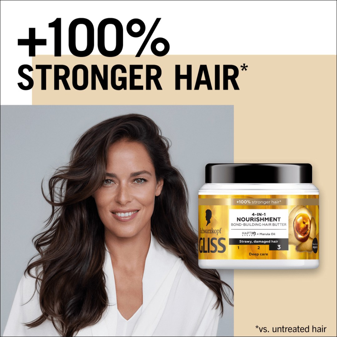 Schwarzkopf Gliss Mask 4-In-1 Nourishment Oil Nutritive 400ml