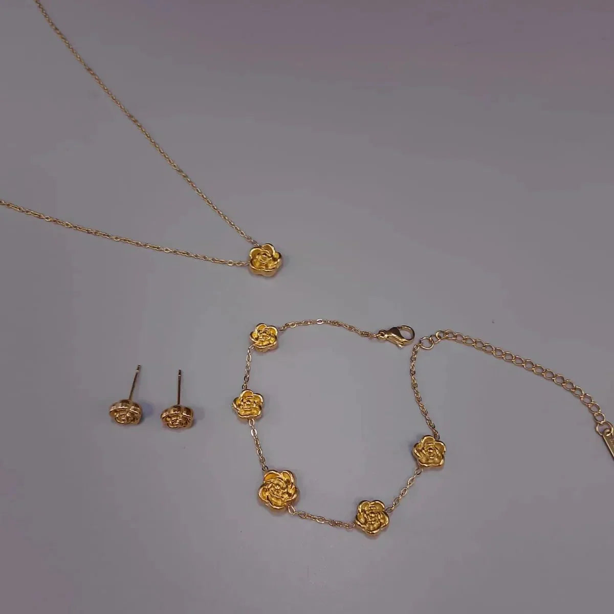 Stainless Steel New Arrival Rose Combo Set
