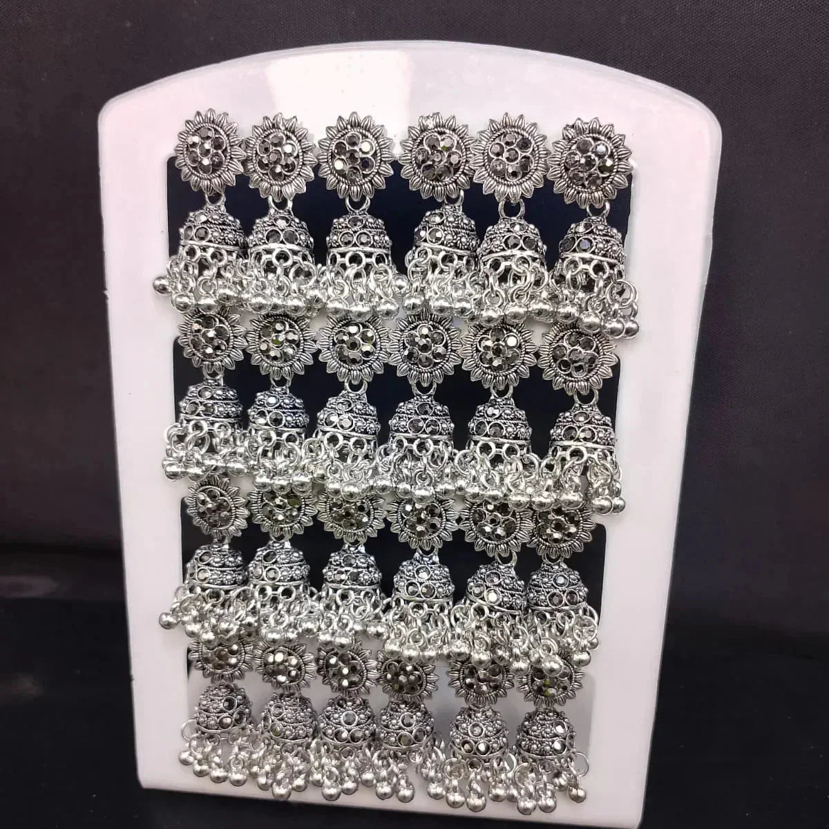 Traditional Jhumka Earrings Stand