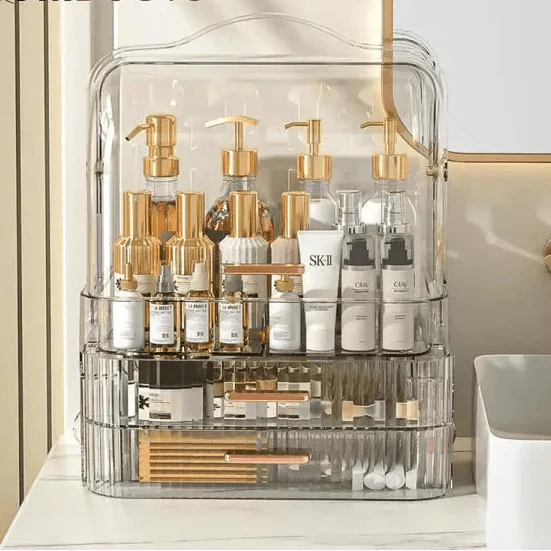 Transparent Dustproof Makeup Organizer
