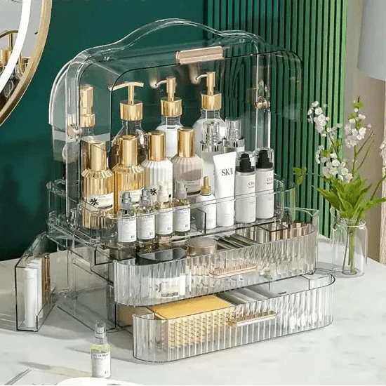Transparent Dustproof Makeup Organizer
